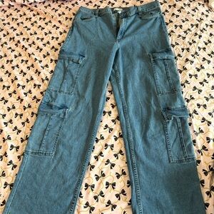 Sofia by Sofia Vergara Blue Wide Leg Pants